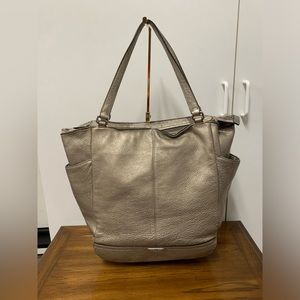 Coach leather shoulder bag
